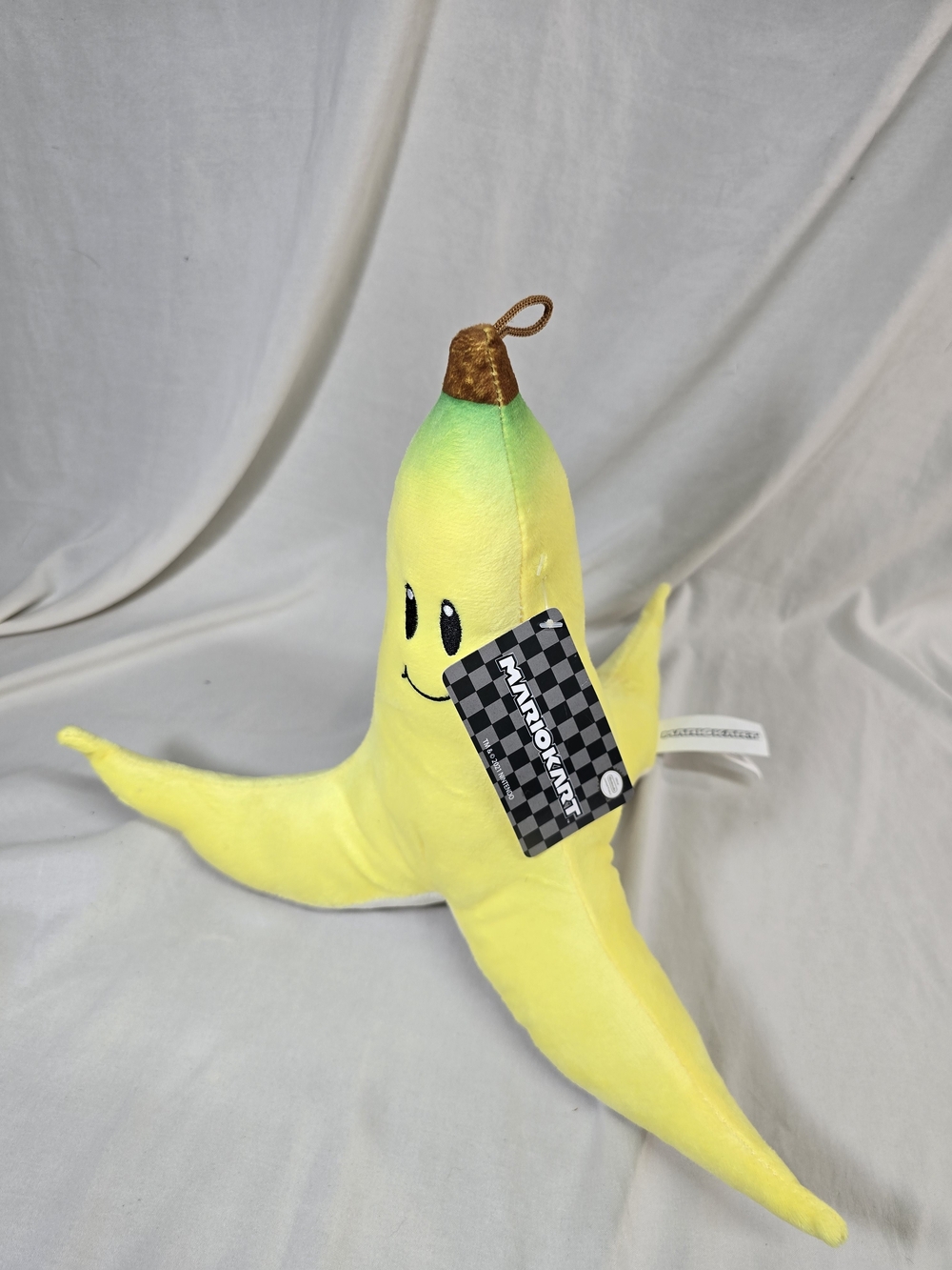 Nintendo Yellow Banana Peel Plush with Green Top